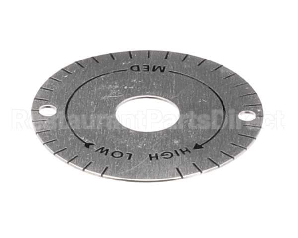 00-046496 Hobart Plate, Dial
