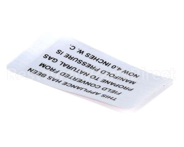 00-421727-00004 Vulcan Hart Plate,Propane To Natural Gas