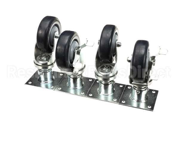 00-421893-000G1 Vulcan Hart Plate Mount Caster Kit, 4 Casters