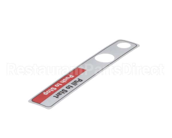00-477735 Hobart Label,Start/Stop (Dom)