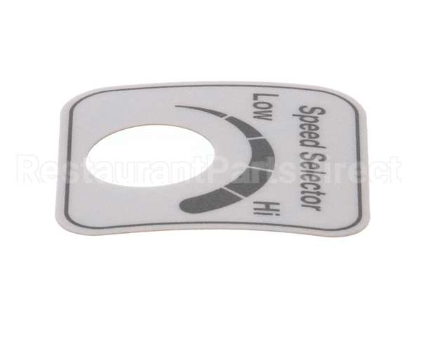 00-478265 Hobart Label,Speed Select (Domestic)