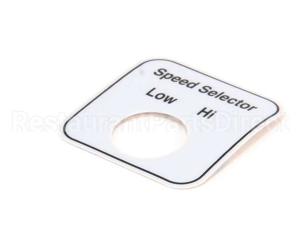 00-478296 Hobart Label,Speed Select (Domestic)