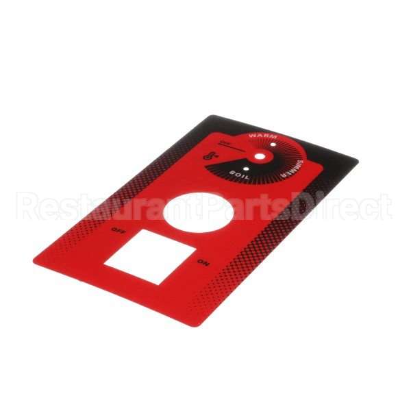 00-854427-00001 Compatible Vulcan Nameplate, Instruction O Verlay