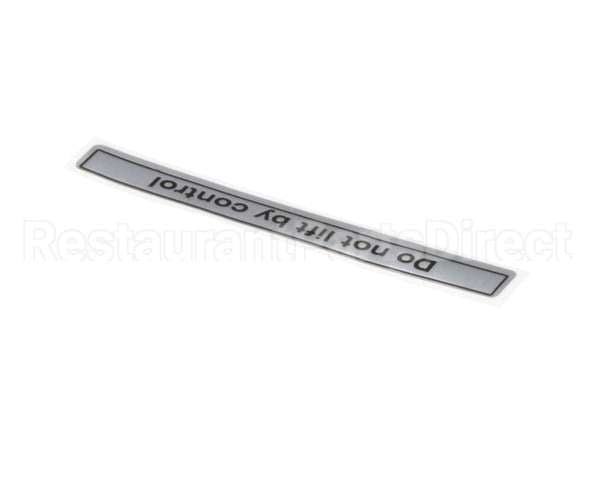 00-916957-00050 Hobart Label, Slicer Lifting Message
