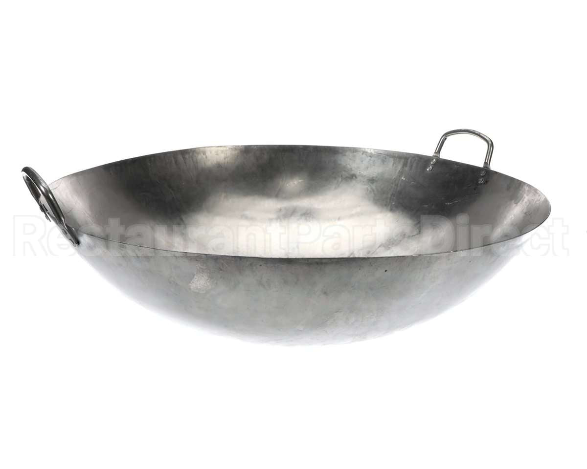 00001245 Imperial 24 Inch Wok Round Bottom With Two Metal