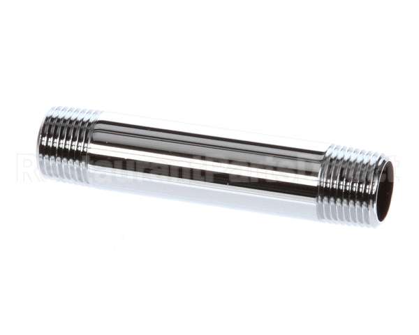 000358-40 T&S Brass Nipple / Riser, 3/8 Npt X 3 Long, Chrome