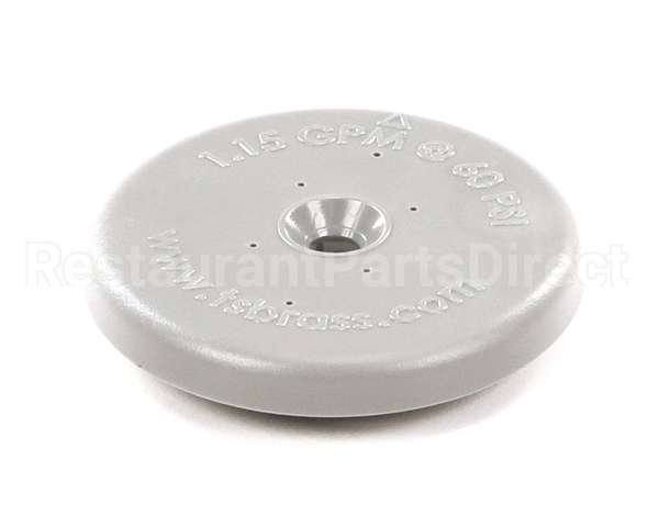 001121-45 T&S Brass B-0107 Spray Valve Spray Face, Gray (201