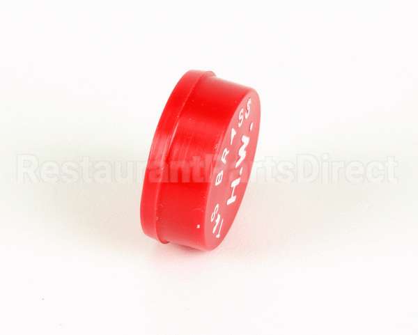 001194-45 T&S Brass Snap-In Index Button, Red (Hot Water)