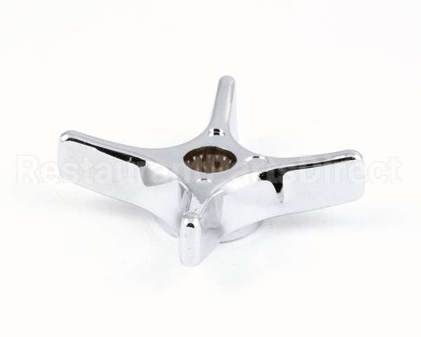 002521-45 T&S Brass 4-Arm Kitchen Handle, Chrome-Plated