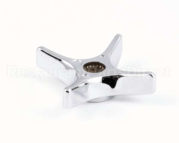 002521-45 T&S Brass 4-Arm Kitchen Handle, Chrome-Plated