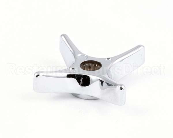 002521-45 T&S Brass 4-Arm Kitchen Handle, Chrome-Plated