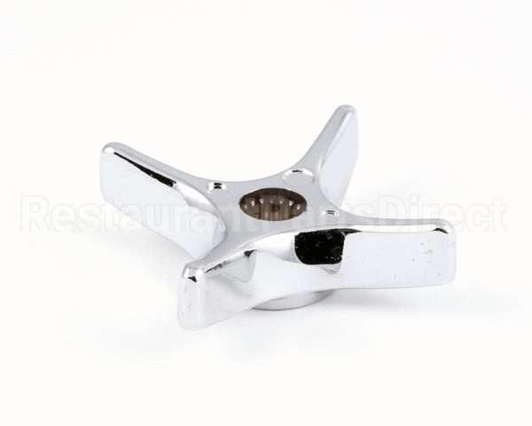 002521-45 T&S Brass 4-Arm Kitchen Handle, Chrome-Plated