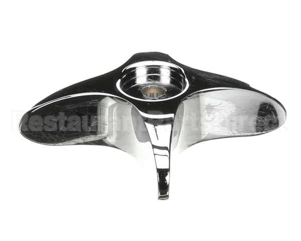 002521-45NS T&S Brass 4-Arm Kitchen Handle, Chrome-Plated