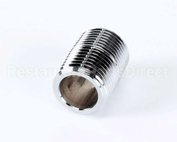 002534-25 T&S Brass 1/2 Npt Close Nipple (Chrome Plated)