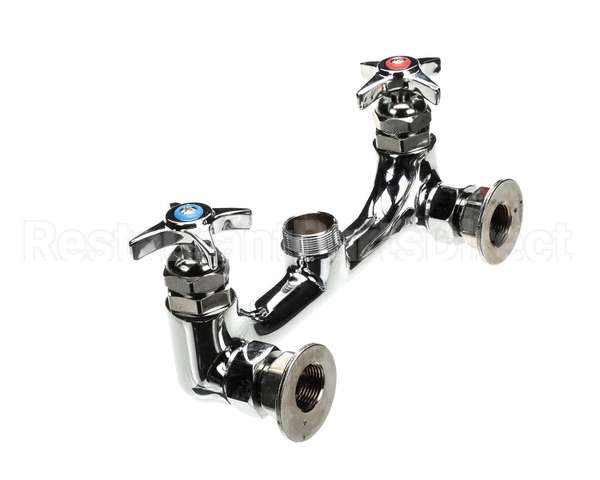 002840-40 T&S Brass Big-Flo Faucet Assembly, Swivel Outlet,