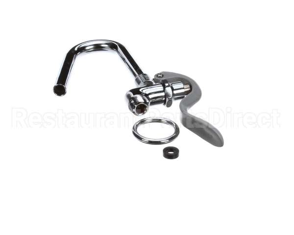 002851-40 T&S Brass Hook Nozzle And Self-Closing Valve (Gray