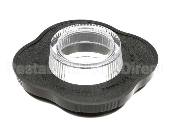 004315 Waring 2 Pc. Clover Leaf Lid /Black