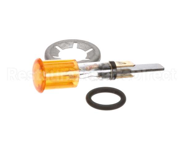 005011 Electrolux Professional Yellow Pilot Lamp Assembly; Round; 230V