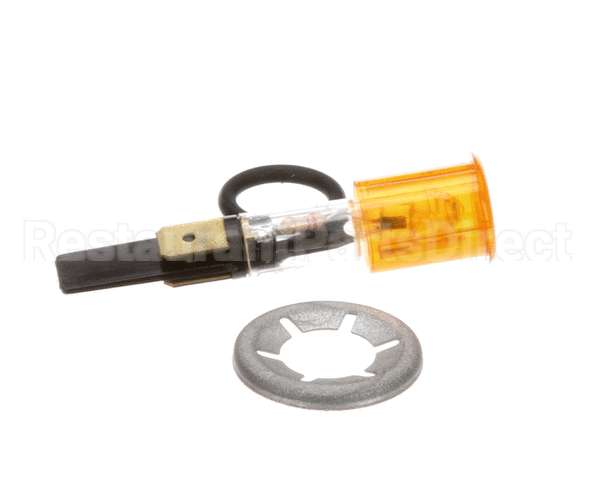 005011 Electrolux Professional Yellow Pilot Lamp Assembly; Round; 230V