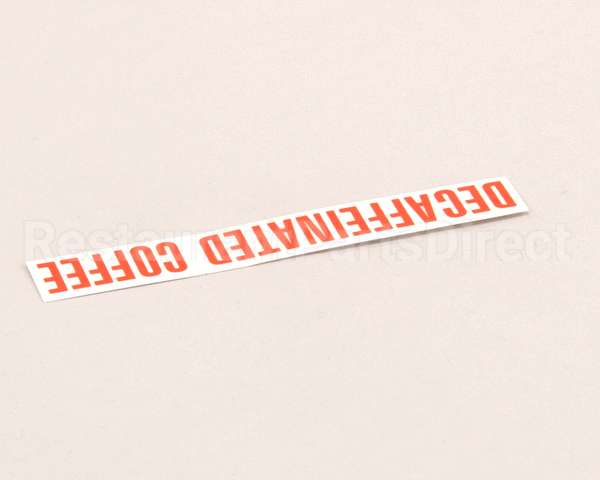 00879.0000 Bunn Decal, Decaffeinated Coffee