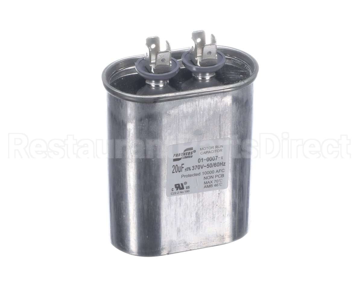 01-0007 Nortek Run Cap,Oval,370V,20Uf