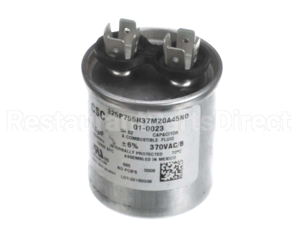 01-0023 Nortek Run Cap,Round,370V,7.5Uf