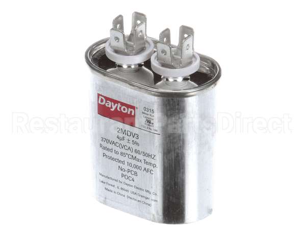 01-1000V8-00111 Baxter Capacitor,4Mfd,370Vac,Oval