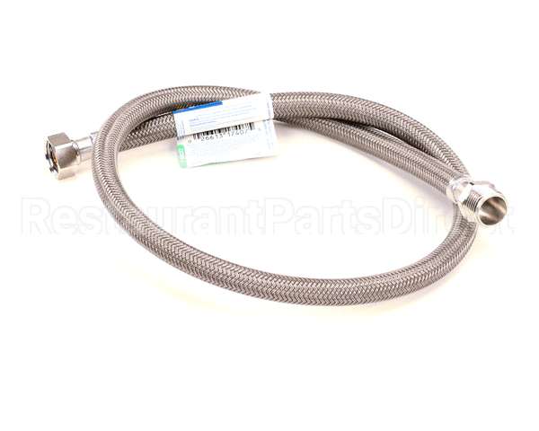 013121-45 T&S Brass Braided Flex Hose, 1/2 Npsm Female X 1/2