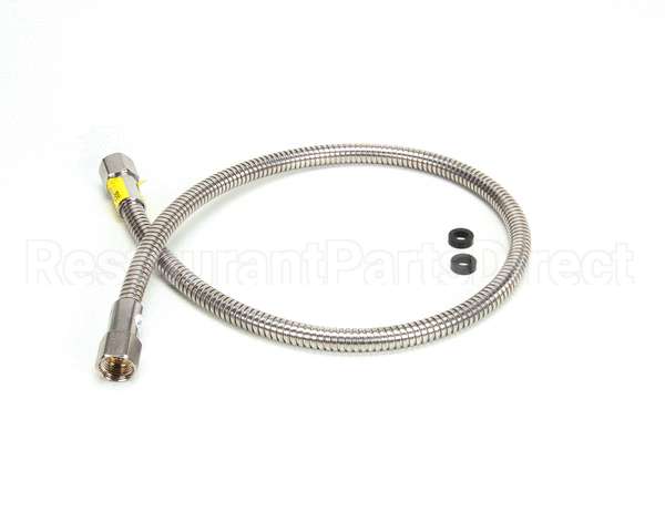 013E-36H T&S Brass Flexible Stainless Steel Hose, 36 Length