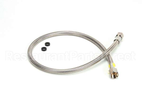 013E-36H T&S Brass Flexible Stainless Steel Hose, 36 Length