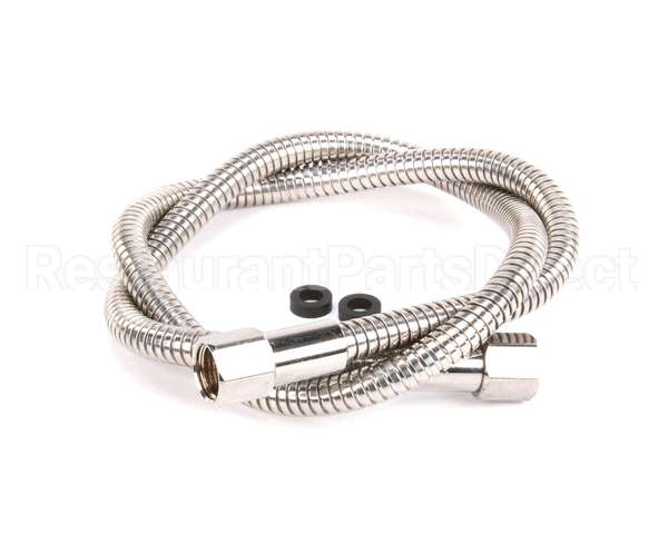 013E-48H T&S Brass Flexible Stainless Steel Hose, 48 Length
