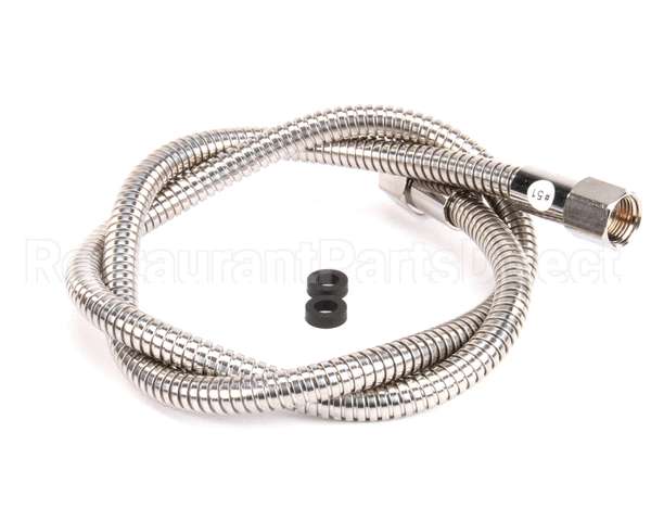 013E-48H T&S Brass Flexible Stainless Steel Hose, 48 Length