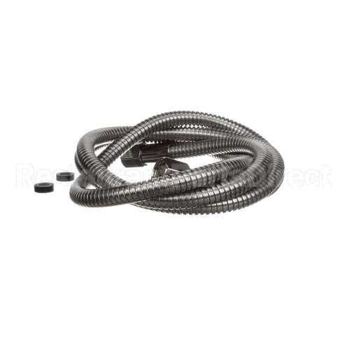 013E-72H T&S Brass Flexible Stainless Steel Hose, 72 Length
