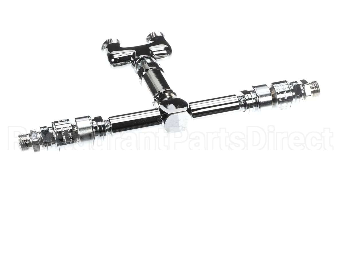 017212-40 T&S Brass Y Fitting & Vb Swivel Tee W/ (2) Vacuum