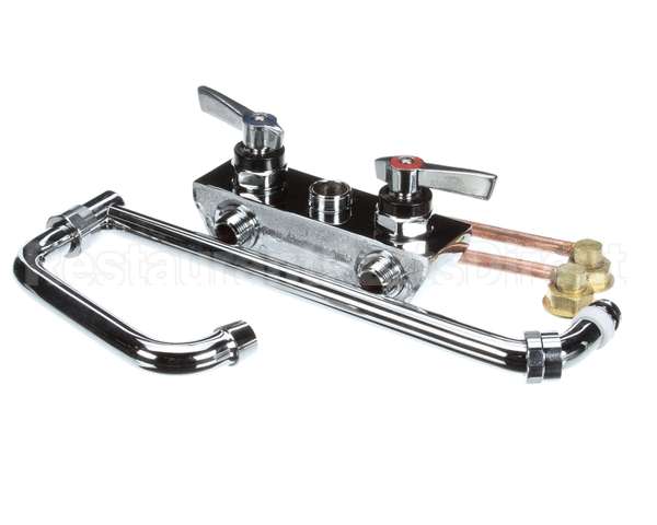 03000465 Glastender Faucet, Backsplash Mount With 18" Double