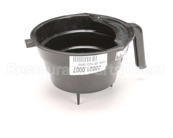 03021.0007 Bunn Funnel Assembly, Black-Coffee