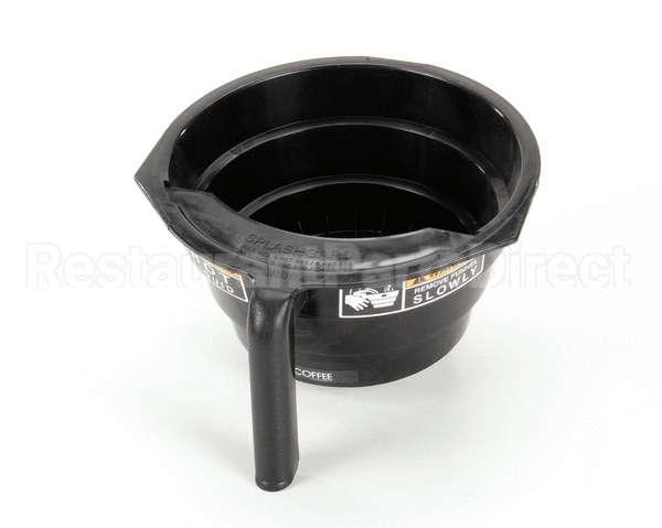 03021.0008 Bunn Funnel Assembly,Blk-Center Outlet