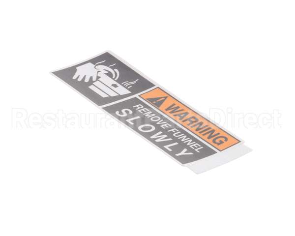 03408.0000 Bunn Decal, Warning-Remove Funnel