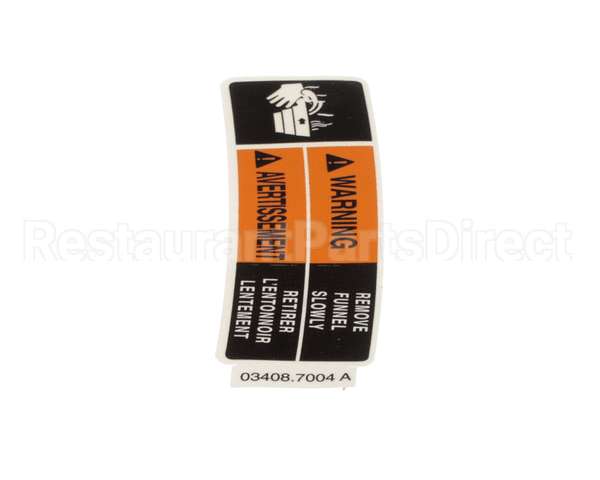 03408.7004 Bunn Decal,Warning Fnl 15.4Rad Eng/Fr