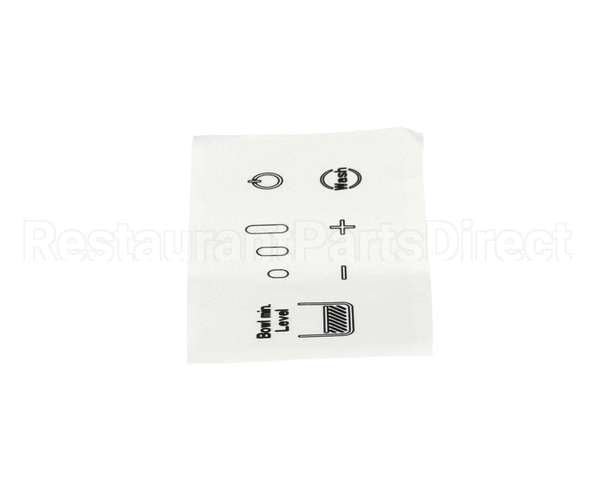 04.HU0064.002 Grindmaster Cecilware Karma Control Panel Sticker
