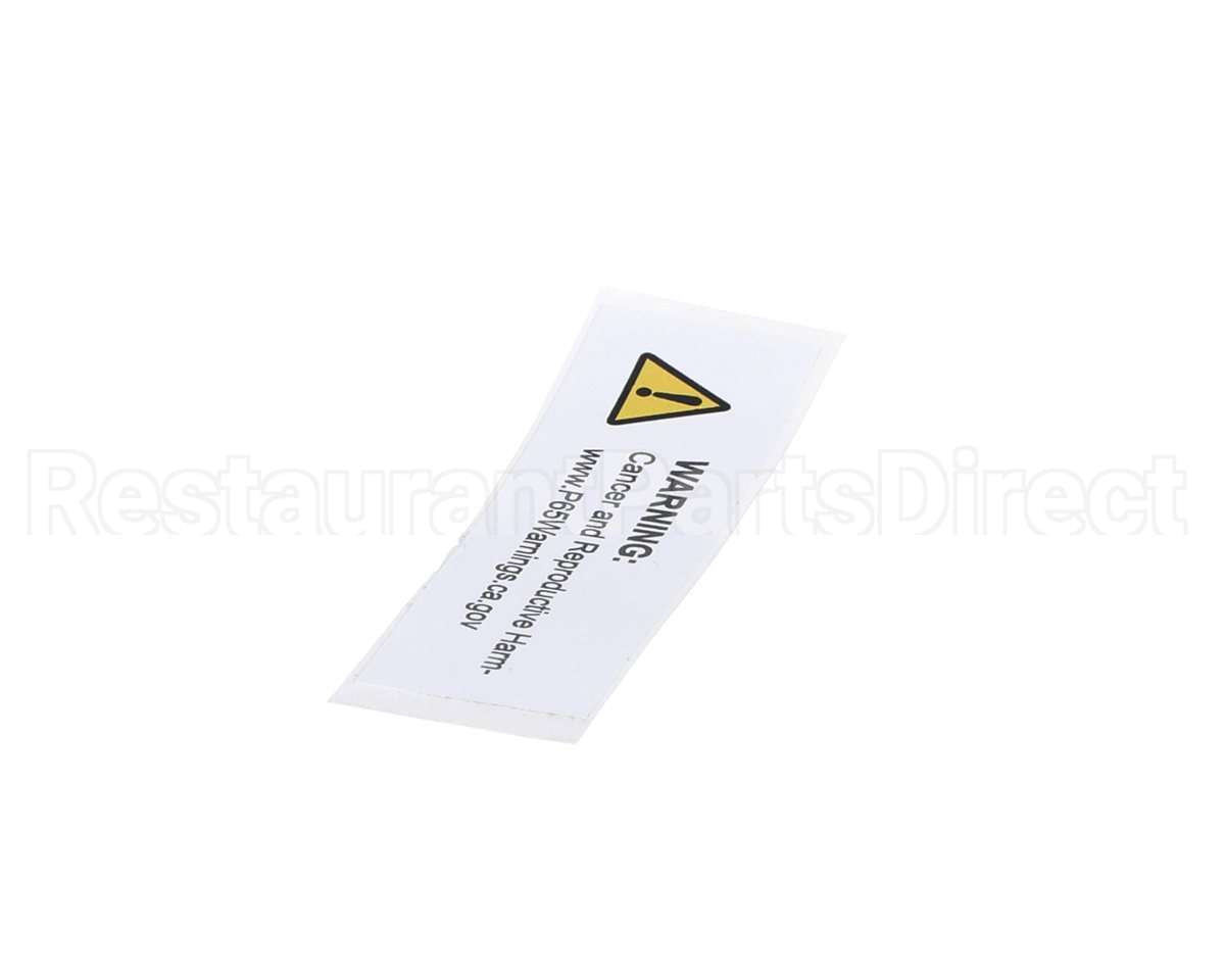04.IP0368.001 Grindmaster Cecilware """Proposition 65"" Sticker"