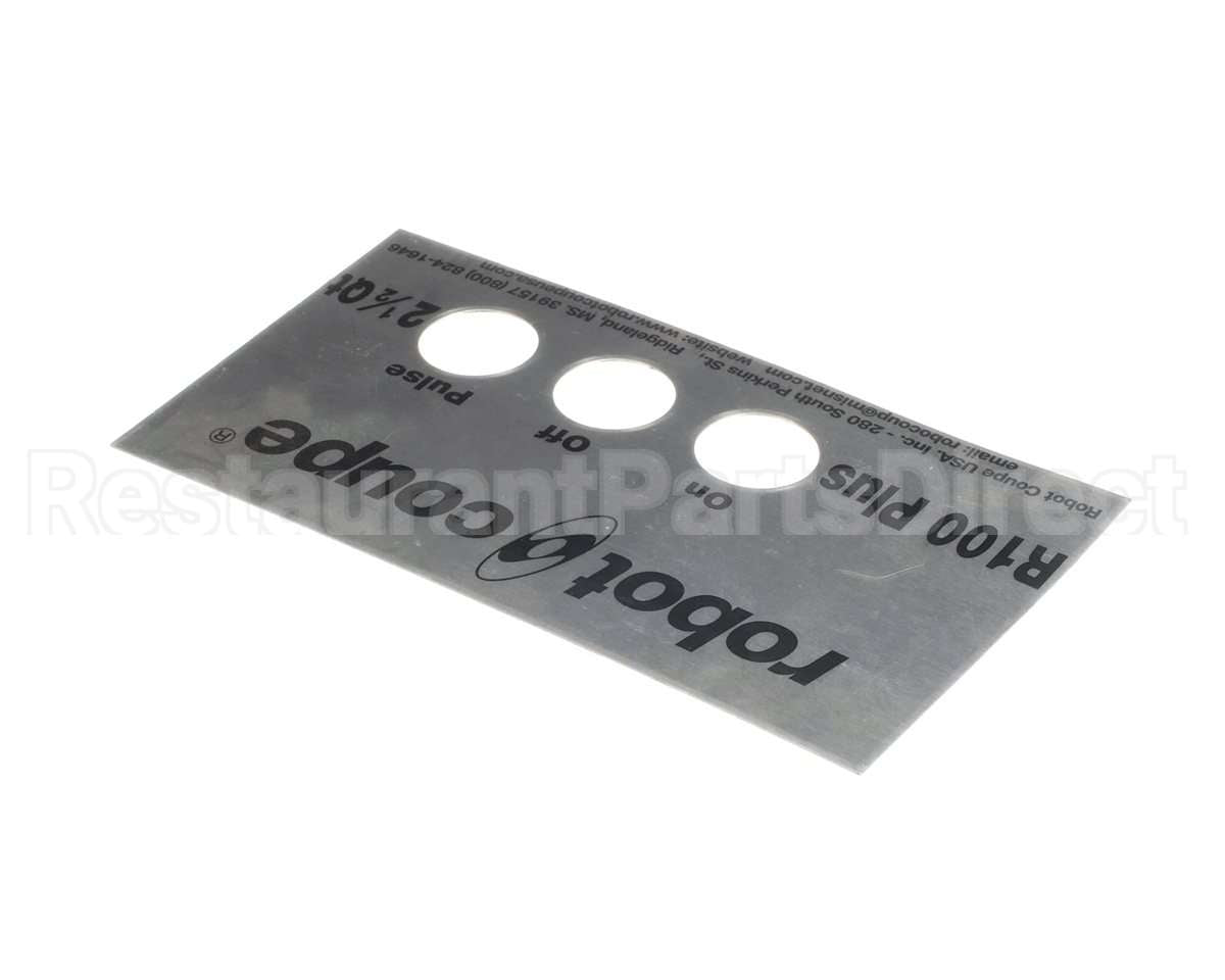 0407677 Robot Coupe Front Plate R100 Plus V2