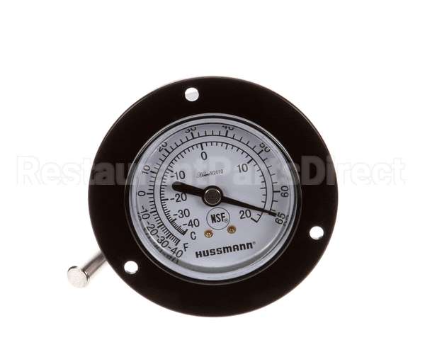 0443313 Hussmann Thermometer-2 Dial Black