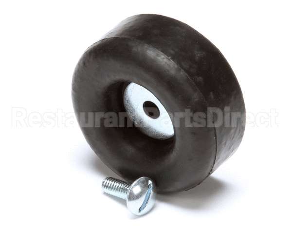 05.30.064.00 Hatco 2 1/2" Dia Rubber Foot W/Wash