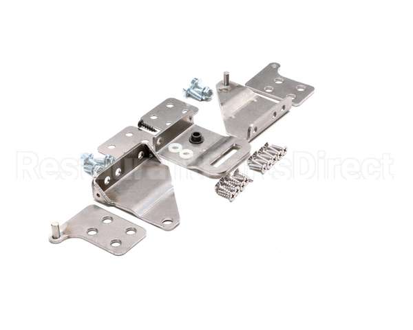06006597 Glastender Hinge Set And Brackets For Wood Doors, 1