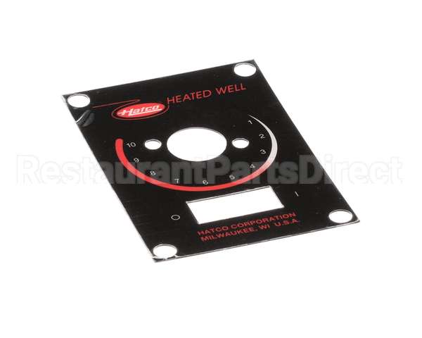 07.03.510.00 Hatco Label, Ur Control