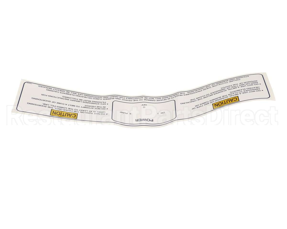 075690 Henny Penny Label-Powerpumpmelt