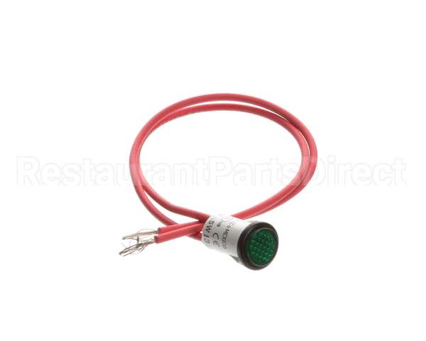 0766097 Cres Cor Pilot Light, 240V, Green 10"