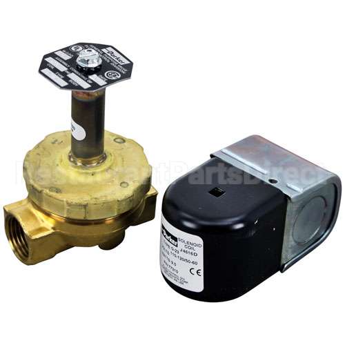 092-5015 Compatible American Dish Service Solenoid Valve 1/2" 110/120V