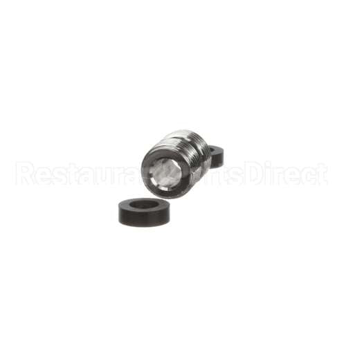 098A T&S Brass 3/4-14Un Male X Male Fitting W/ Hose Was